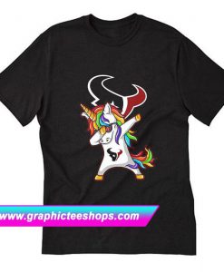 Dabbing Hip Hop Unicorn Dab Houston Texans T-Shirt