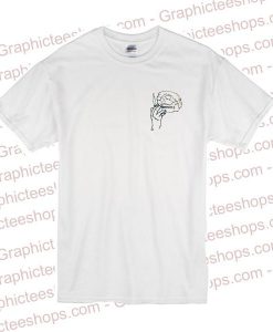 Headskull smoking pocket tshirt