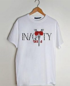 iniquity paris white T shirt