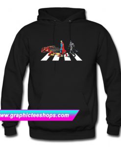 Batman Superman Flash on Abbey Road Hoodie (GPMU)