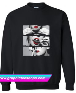 Blunt Roll Red Lips Sweatshirt (GPMU)