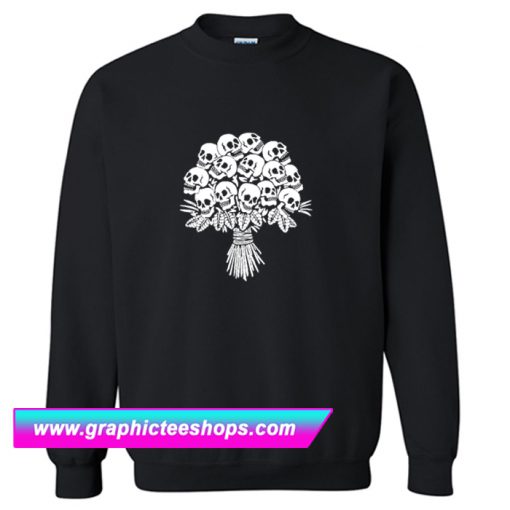 Bucket Flower Skull Sweatshirt (GPMU)