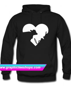 Cow in Heart Cows Love Hoodie (GPMU)