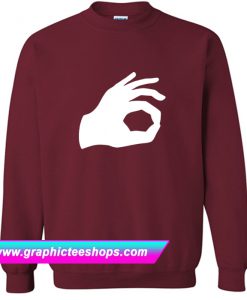 Its Ok Funny Hand Sweatshirt (GPMU)