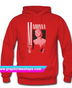 Madonna Vintage 1987 Who's That Girl World Tour 1980s pop Concert Hoodie (GPMU)