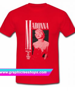 Madonna Vintage 1987 Who's That Girl World Tour 1980s pop Concert T Shirt (GPMU)