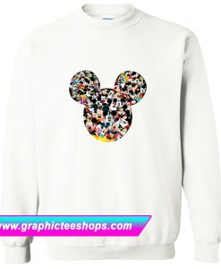 Mickey Mouse Collage Photo Sweatshirt (GPMU)