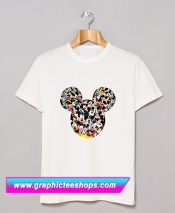 Mickey Mouse Collage Photo T Shirt (GPMU)