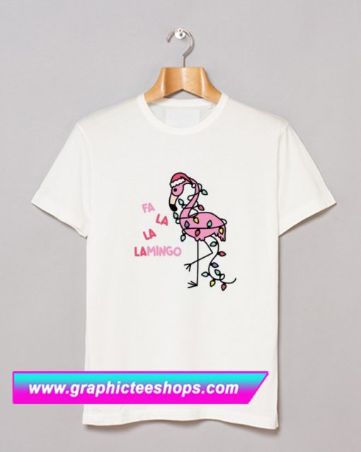 Christmas Flamingo T Shirt (GPMU)