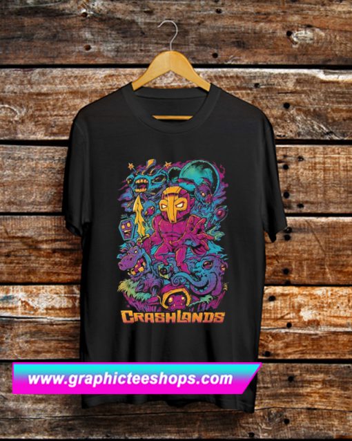 Crash-lands Video Game Character T Shirt (GPMU)