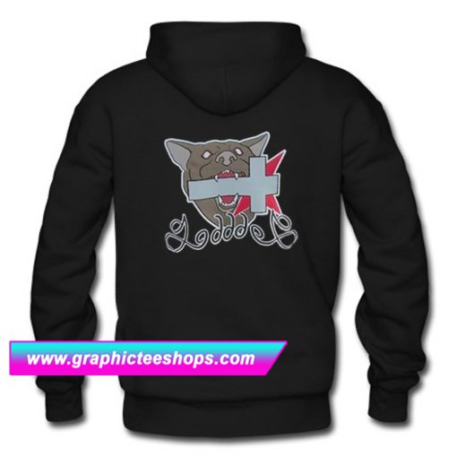 Cross bite by the Dog Back Hoodie (GPMU)