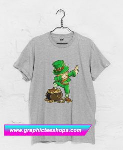 Dabbing Leprechaun Shirt St Patricks T Shirt (GPMU)