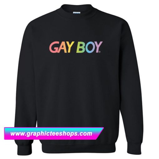 GayBoy Gameboy Sweatshirt (GPMU)