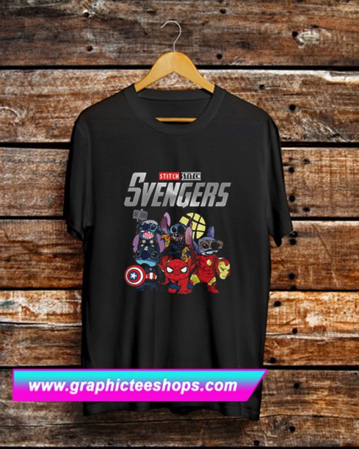 Marvel Avengers Endgame Stitch Stitch Svengers T Shirt (GPMU)