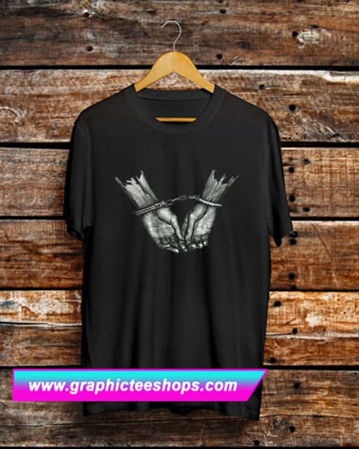 Men Hands Print T Shirt (GPMU)