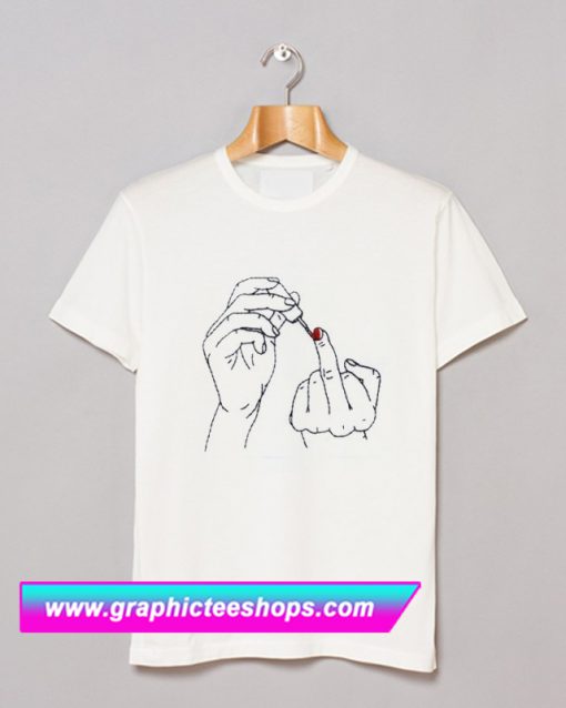 Nail Polish Hand T Shirt (GPMU)