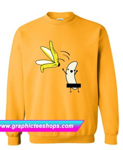 Plus Banana Print Tee Sweatshirt (GPMU)