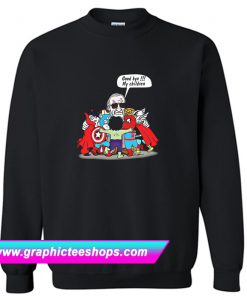 Stan Lee goodbye my children Marvel Avengers Sweatshirt (GPMU)