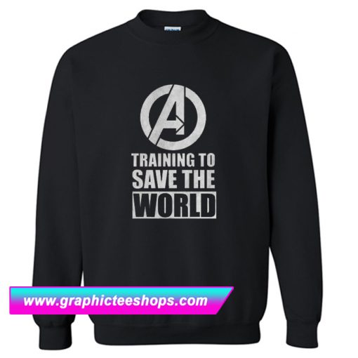 Training to Save World Sweatshirt (GPMU)