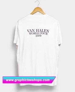 Van Halen 1979 T Shirt Back (GPMU)