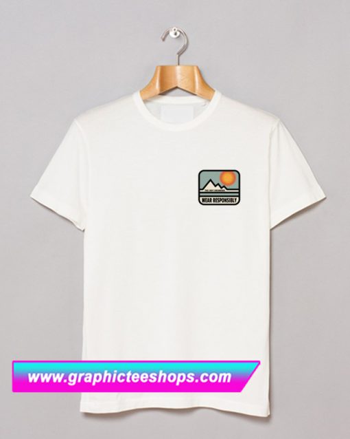 Wear Responsibly Mountain Patchwork T Shirt (GPMU)