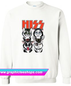 Cat HISS Rock Band Sweatshirt (GPMU)