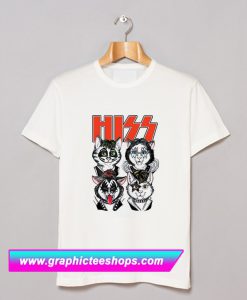 Cat HISS Rock Band T Shirt (GPMU)