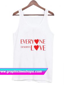 Everyone Deserves Love Red Tanktop (GPMU)