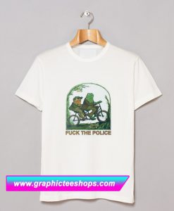 Frog & Toad Fuck The Police Bootleg T Shirt (GPMU)