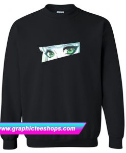 Green Anime Eyes Sweatshirt (GPMU)