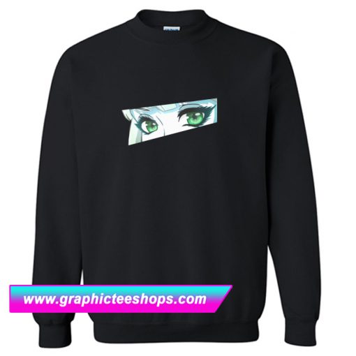 Green Anime Eyes Sweatshirt (GPMU)