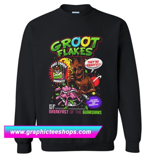Groot Flakes Guardian Galaxy Sweatshirt (GPMU)