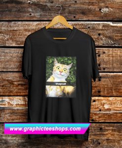 Humor Kitty Cat Snapcat Selfie T Shirt (GPMU)