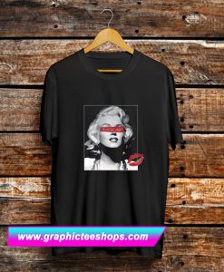 Marilyn Monroe Trust No Bitch Quote T Shirt (GPMU)