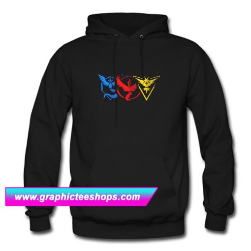 Pokemon Go All Teams Valor Mystic Hoodie (GPMU)