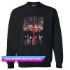 The Beatles Union Jack Distressed Adult Sweatshirt (GPMU)
