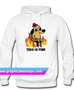 This is fine dog meme existence is pain Hoodie (GPMU)
