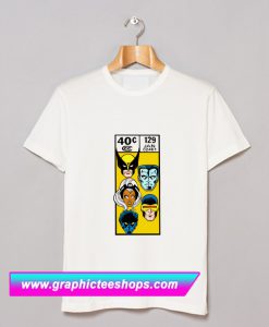X-MEN - FACES COVER CORNER T Shirt (GPMU)