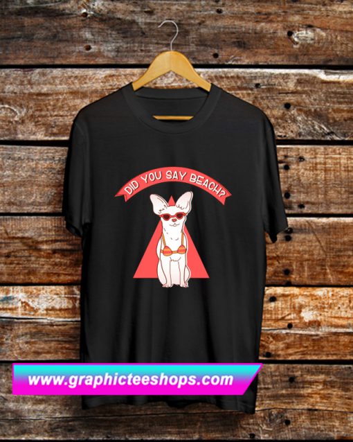 Beach Dog T Shirt (GPMU)