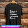 CAN Krautrock Names List Design T Shirt (GPMU)