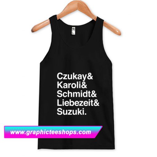 CAN Krautrock Names List Design Tanktop (GPMU)