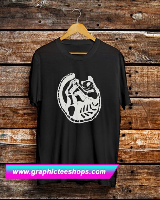 Cat Skeleton T Shirt (GPMU)