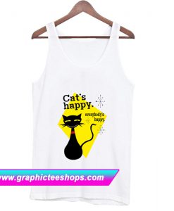 Cat's Happy Everybody's Happy Tanktop (GPMU)