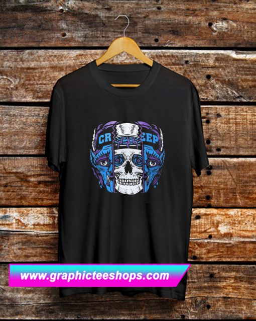 Creep Skull Horror T Shirt (GPMU)