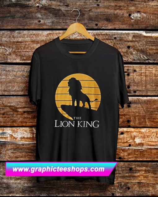 Disney Lion King Simba Pride Rock Silhouette T Shirt (GPMU)