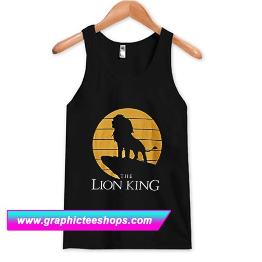 Disney Lion King Simba Pride Rock Silhouette Tanktop (GPMU)