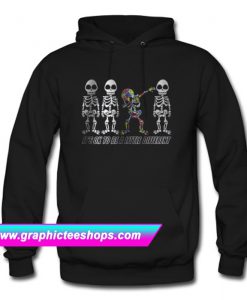 It’s Ok To Be A Little Different Dabbing Autism Skeleton Hoodie (GPMU)