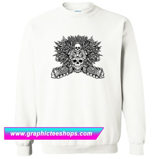 Jaguar Skull Mask Sweatshirt (GPMU)