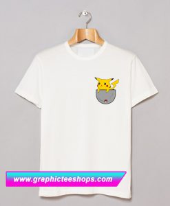 Pocket Pikachu Pokemon T Shirt (GPMU)