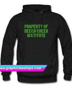 Property of Beech Creek Institute Rustic Stencil Hoodie (GPMU)